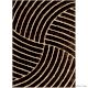 Modern Brown Geometric Dining Mat